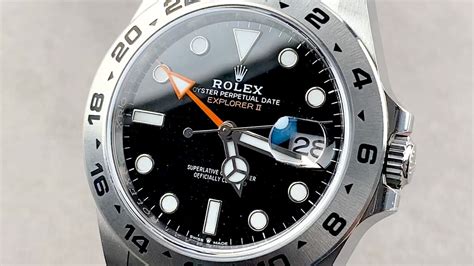 rolex explorer 2 senza buchi|rolex explorer ii review.